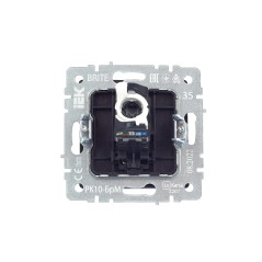 BRITE Розетка компьютерная RJ45 кат.5E РК10-БрМ маренго