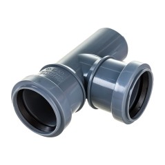 Тройник канализационный 87.5 град. 50 х 50