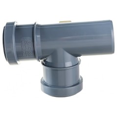 Тройник канализационный 87.5 град. 50 х 50