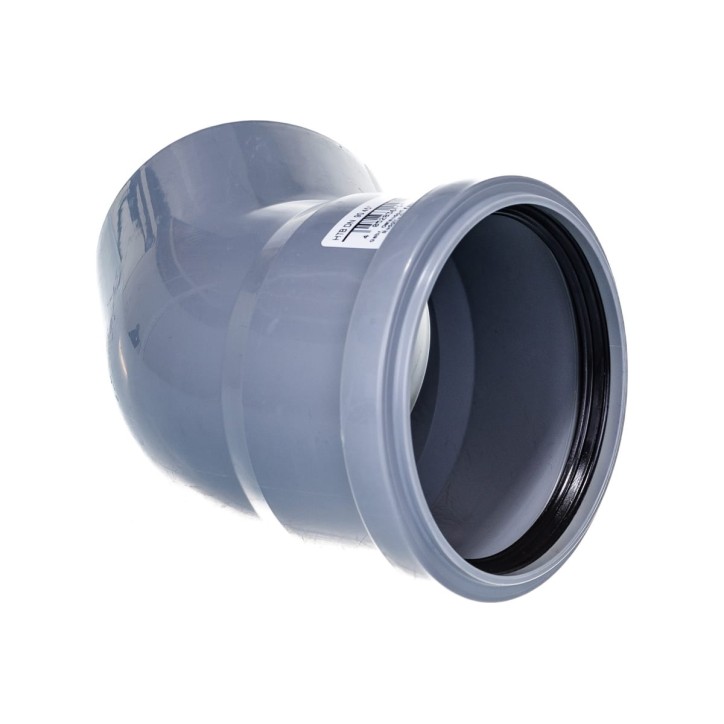 Отвод канализационный 90х45 град.