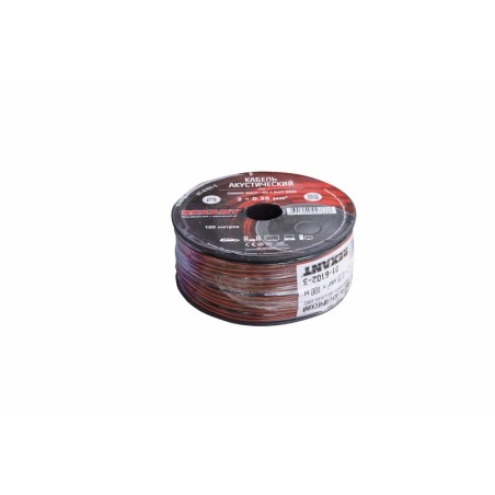 Кабель акустический ШВПМ 2х0.35 кв.мм, красно-черный, 100 м, REXANT