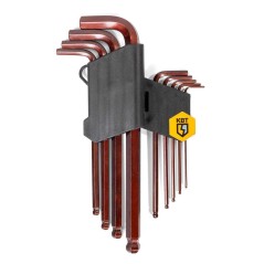 Набор шестигранных ключей с шаром КШ-9-S2 серия KBT-PROFESSIONAL
