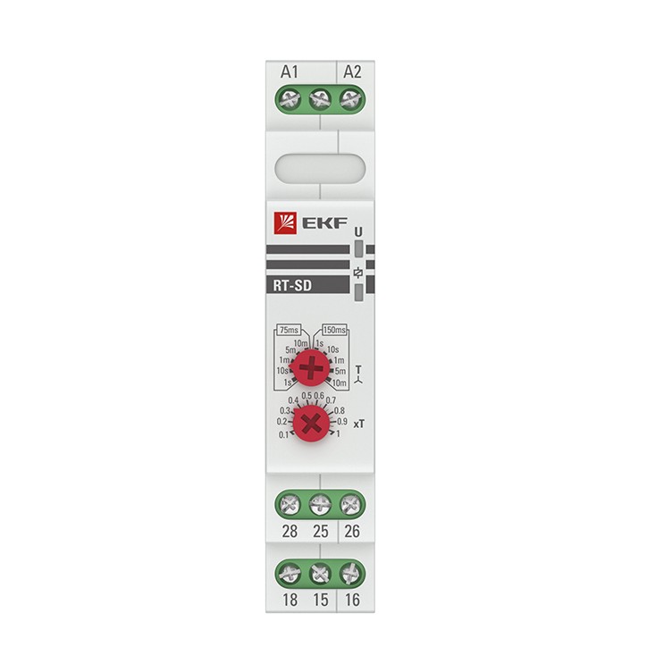 Реле времени (для двигателей 'звезда-треугольник') RT-SD 12-240В EKF PROxima