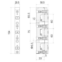 Трансформатор тока CT30 400A, класс 0.5, 5ВА