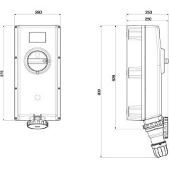 Трансформатор тока CT30 750A, класс 0.5S, 10ВА