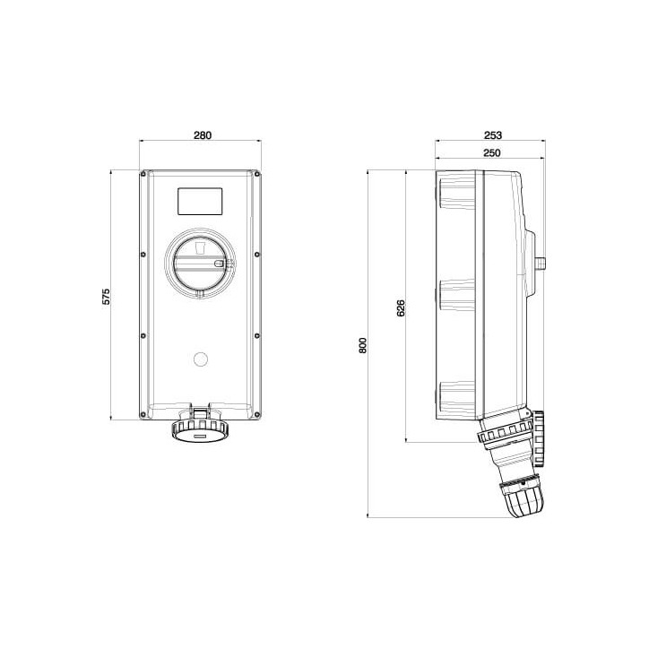 Трансформатор тока CT30 750A, класс 0.5S, 10ВА