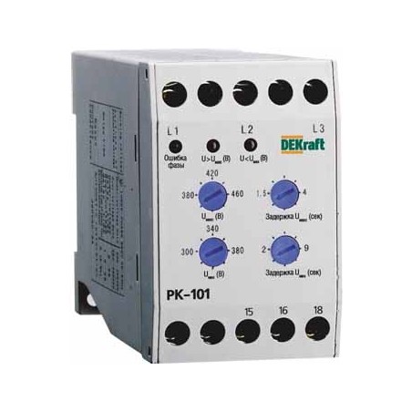 Реле контроля фаз РК-101 380В тип 01