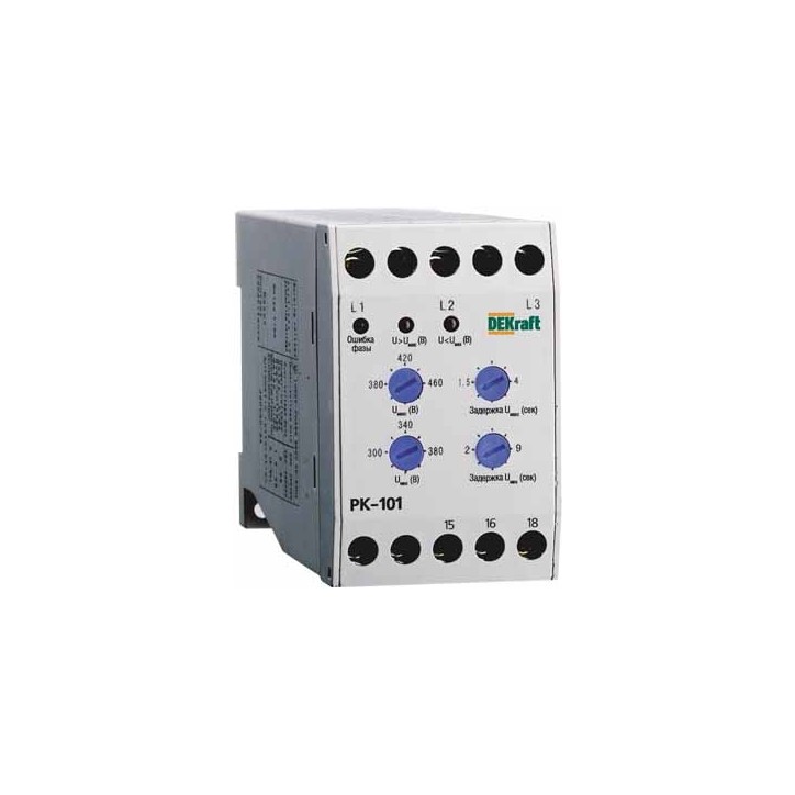 Реле контроля фаз РК-101 380В тип 01