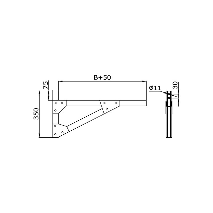 Лоток неперфорированный 400х100х3000