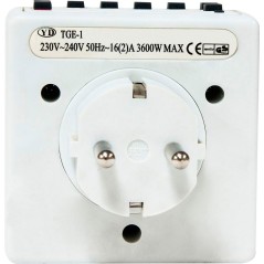 Розетка с таймером (недельная) 3500W/16A 230V, TM21