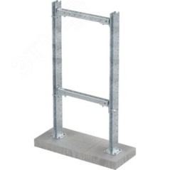 Рама монтажная, горячеоцинкованная , высота 1000 мм, ширина 500мм