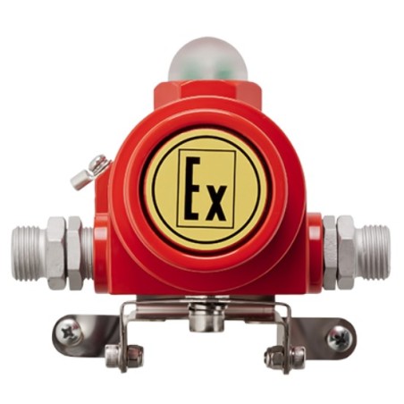 Оповещатель взрывозащищенный свето-звуковой ВС-07е-Ex-ЗИ-Ж1/К2-24VDC , без кабельных вводов