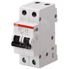 Выключатель автоматический двухполюсный 63А С SH202 6.0кА