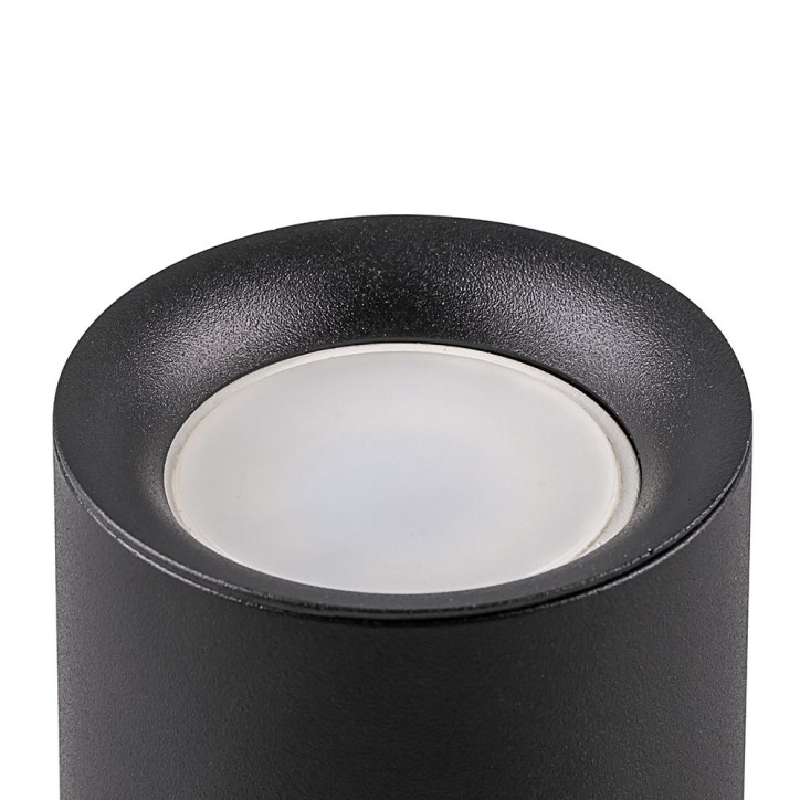 Светильник ДПО GU10 без лампы черный