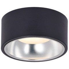LIGHTING Светильник 4017 накладной потолочный под лампу GX53 черный/хром IEK