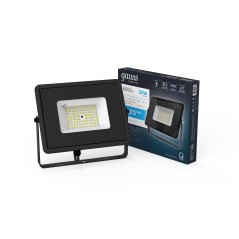 Прожектор светодиодный ДО 50 Вт 6000 лм 6500К AC 220В IP65 150х28х185мм матрированное закаленное сте