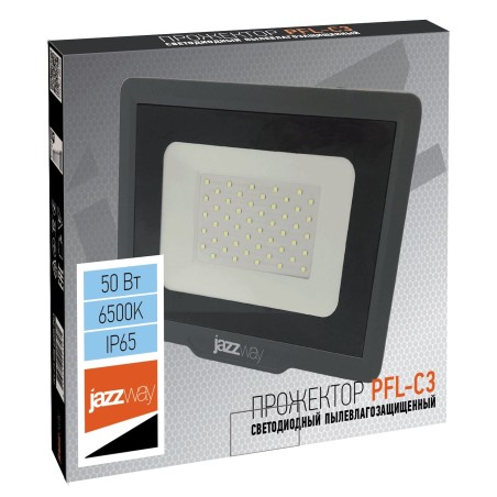 Прожектор светодиодный ДО-50Вт 6500К 4250Лм IP65 Jazzway