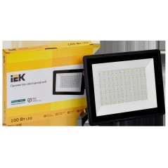 Прожектор LED СДО 06-100 IP65 4000К черный IEK