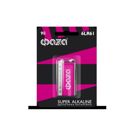 Элемент питания, крона 6LR61 Super Alkaline, блистер, 1шт.