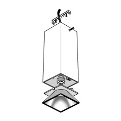 PDL-S 14074 GU10 BL/WH 230V IP20 Jazzway