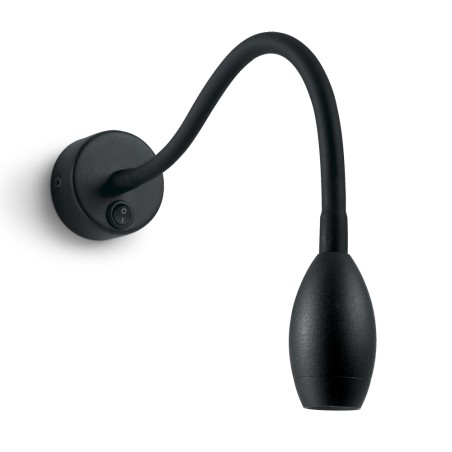 Светильник настенный светодиодный 3w 3700К на гибком основании черный