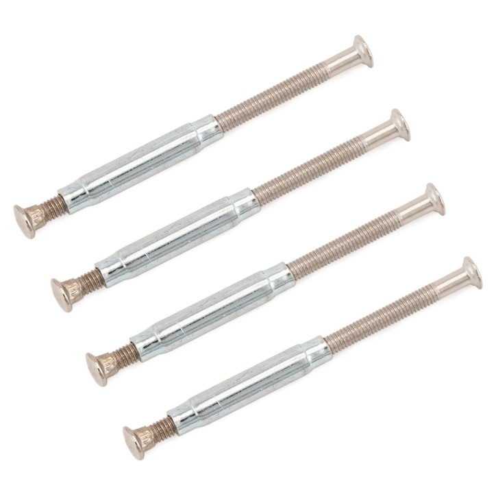 Стяжка винтовая АЛЛЮР CP хром для дверных ручек 2 шт. (500,25!!!)