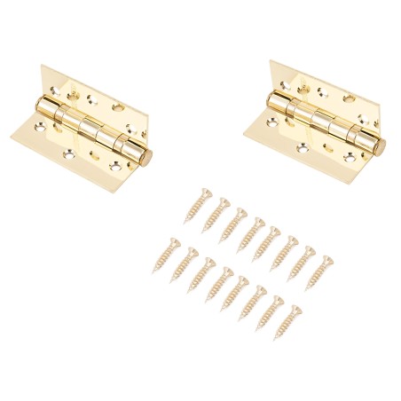 АЛЛЮР 20325 2BB-FHP BP 2 подш.,латунь 77х64 Петля дверная 2 шт (50,10)