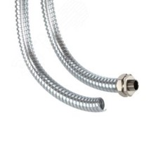 Металлорукав DN 26мм Dвнутр-26.5мм Dнар-30.0мм IP40 25м оцинкованная сталь