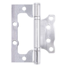 СТАНДАРТ 100х75х2,5мм 2BB SN мат.никель Петля накладная без врезки 1 шт (100,20)