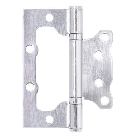 СТАНДАРТ 100х75х2,5мм 2BB SN мат.никель Петля накладная без врезки 1 шт (100,20)