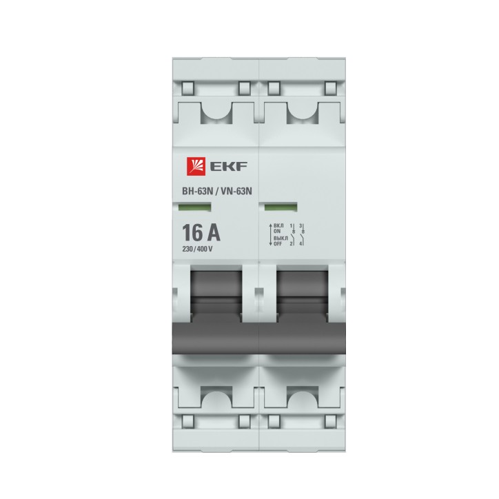 Выключатель нагрузки 2P 16А ВН-63N EKF PROxima