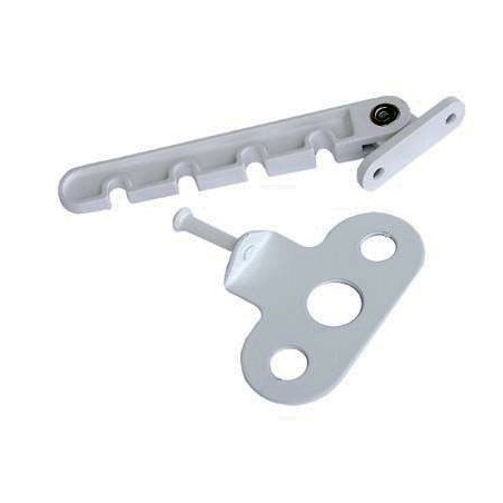 Ограничитель открывания окна Москва L-110 мм белая арт.1-5640 Б (150,100,10!!!)