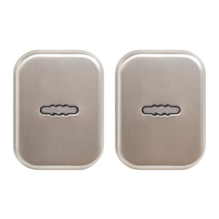 Накладка для сув/м (пара) БУЛАТ НДС 04.08 ФОРТЕ матовый никель (10,100)