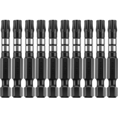 Биты Impact Pro, TORX, тип хвостовика E 1/4'', TX30, 50мм, 10шт, в пластиковом боксе