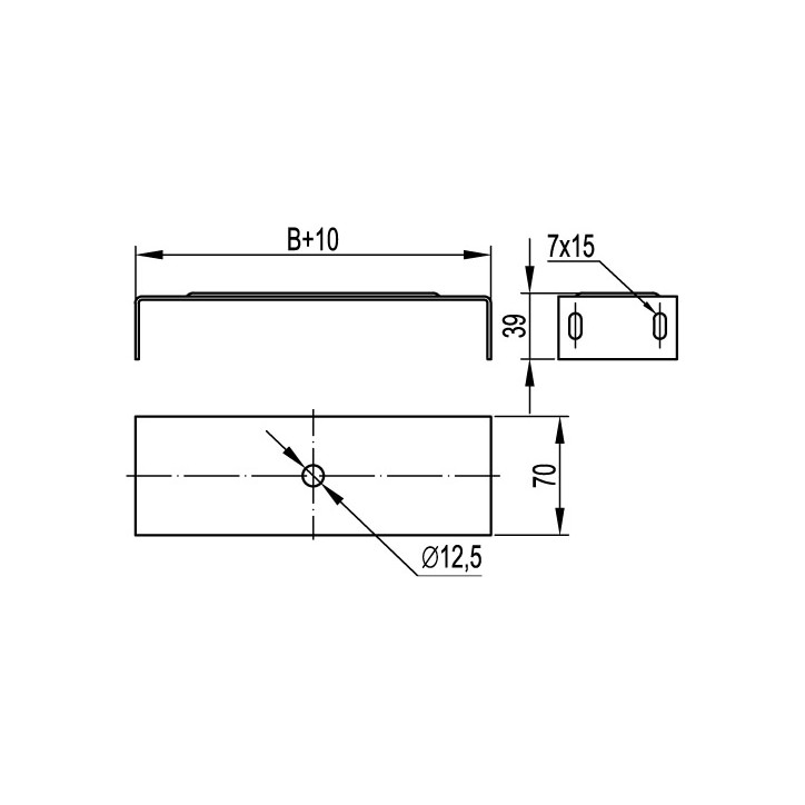 Лоток 100х100 L 3000 толщ. 1,2 мм, горячеоцинкованный