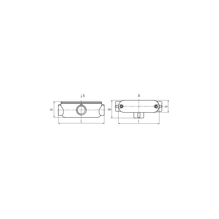 КРВ-Т 32 (1 1/4'') Коробка распаячная