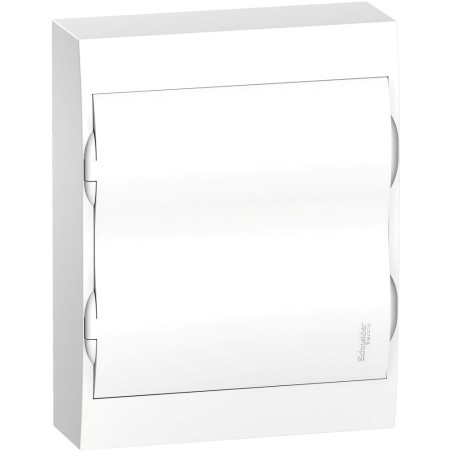 Щит распределительный навесной белый City9 (ЩРн-П-24) дверь белая на 24 модуля IP40