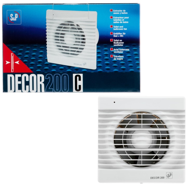 Decor 200C (230V 50HZ) RE Вентилятор