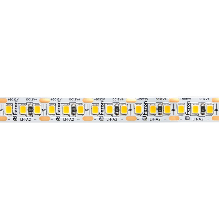 Лента светодиодная, 180SMD(2835)/m 17W/m 12V 5m 6500К, LS616