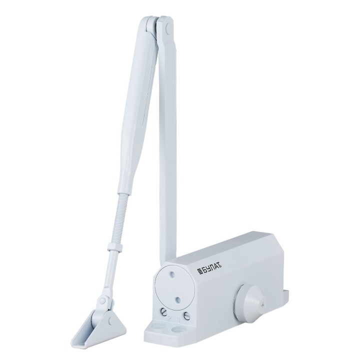 БУЛАТ Доводчик дверной ARCTIC ДД 502/4 A-W (60-120 кг) белый, морозостойкий (10) БУЛАТ Доводчик дверной ARCTIC ДД 502/4 A-W (60-120 кг) белый, морозостойкий (10)