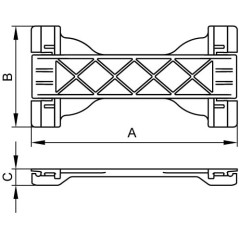 Угол внутренний 15x17 AIM In-liner