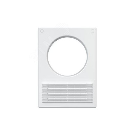 Решетка вентиляционная пластиковая разъемная 185х254 фланец D125/60х120