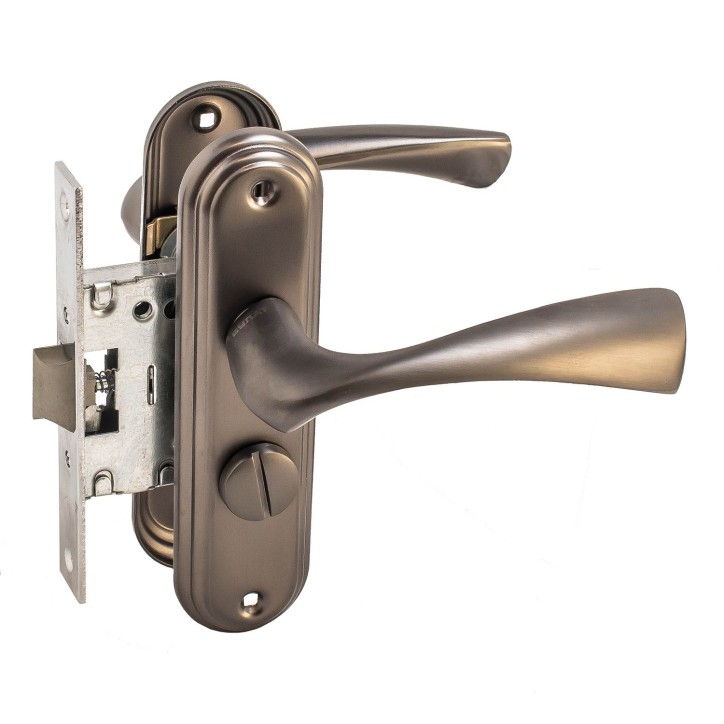 Защелка БУЛАТ ЗЩ1-Д03.03 (Л) НОМОС графит ЛЕВАЯ ВНУТР/ПРАВАЯ НАРУЖНЯЯ с фиксацией Защелка БУЛАТ ЗЩ1-Д03.03 (Л) НОМОС графит ЛЕВАЯ ВНУТР/ПРАВАЯ НАРУЖНЯЯ с фиксацией