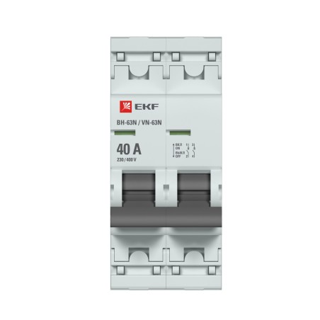 Выключатель нагрузки ВН-63N 2P 40А PROXIMA