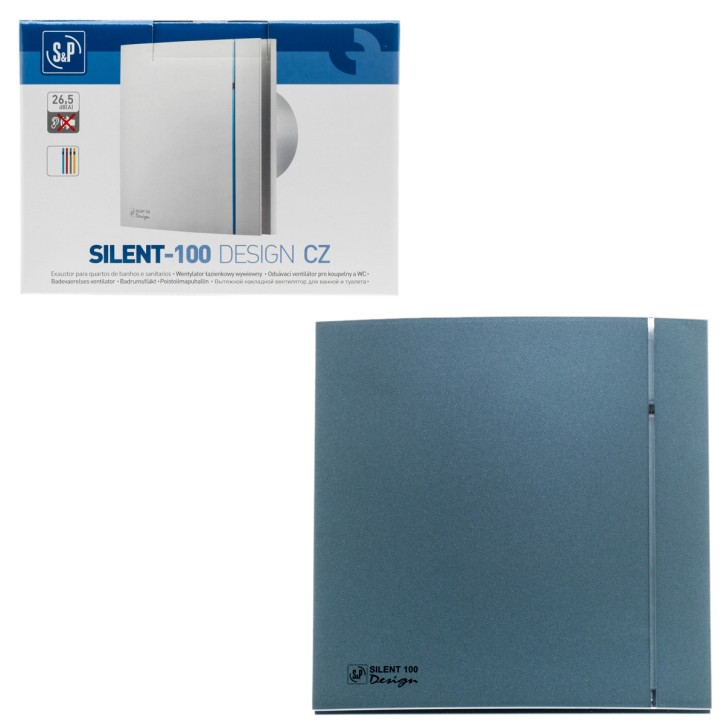 SILENT-100 CZ GREY DESIGN-4C (220-240V 50HZ) RE Вентилятор