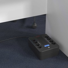 Источник бесперебойного питания line-interactive, Info PDU, 1000 ВА/600 Вт, 1/1,8xSchuko,  LCD, 1x9A