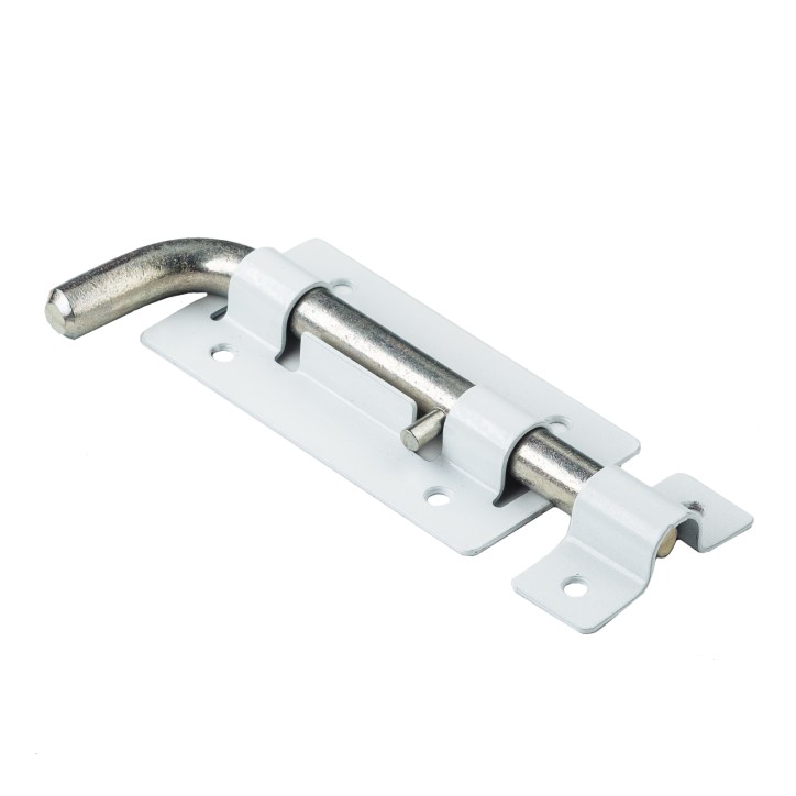 Засов Киров Секрет ЗД-03 белый круглый Г-образный (20) Засов Киров Секрет ЗД-03 белый круглый Г-образный (20)