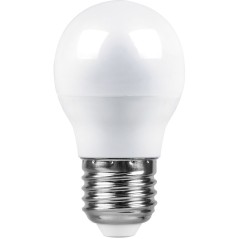 Лампа светодиодная LED 9вт Е27 дневной матовый шар