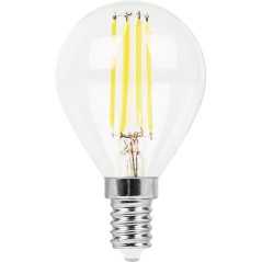 Лампа светодиодная LED 11вт Е14 теплый шар FILAMENT