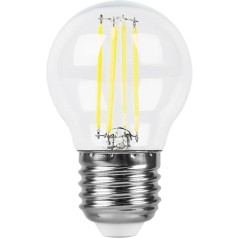 Лампа светодиодная LED 11вт Е27 белый шар FILAMENT